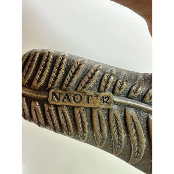 Naot Okahu Sneakers Size 42 (11-11.5)  Slip-On Black Knit Vegan Comfort Shoes‎ - Picture 9 of 12